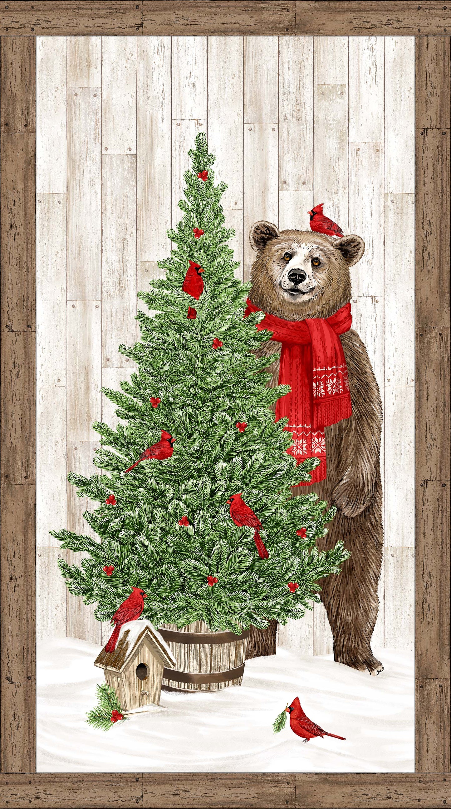 Beary Merry Christmas Panel 27056-10