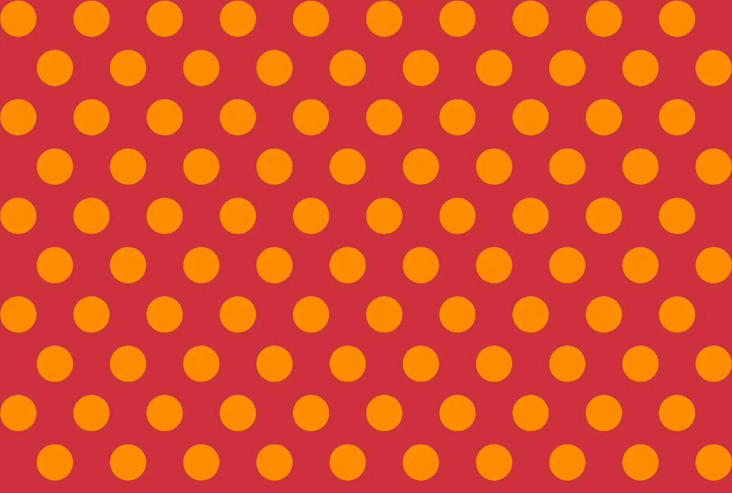 Fun Flannel Red/Orange Dot 6353