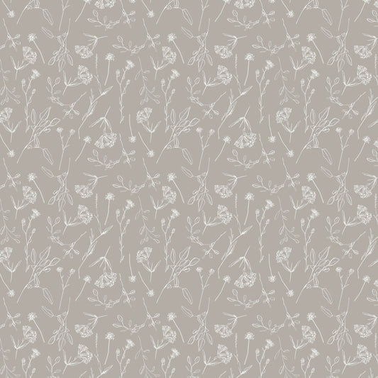 Morning Lilac 52230105-01 Pressed Floral Grey