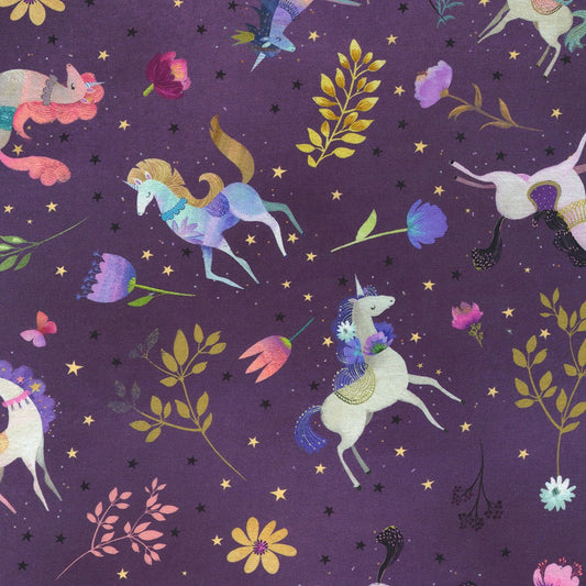 Unicorn Meadow 22419-06 purple