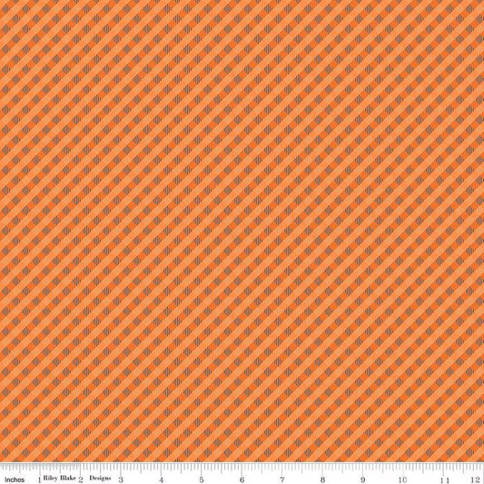 Autumn Gingham C14660 Pumpkin