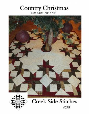 Country Christmas Tree Skirt Pattern