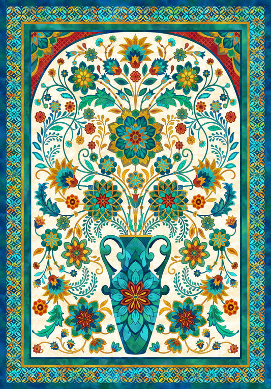 Boho Blooms Panel  DP27775-11