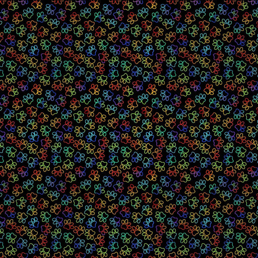 Paw Prints CD33309 Rainbow