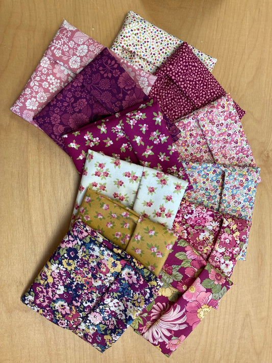 Chelsea Garden Fat Quarter Bundle Rose