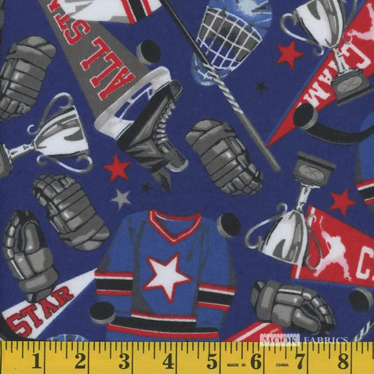 Hockey Gear Navy Flannel 91702