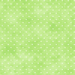 Playtime Flannel Tiny Dot Green