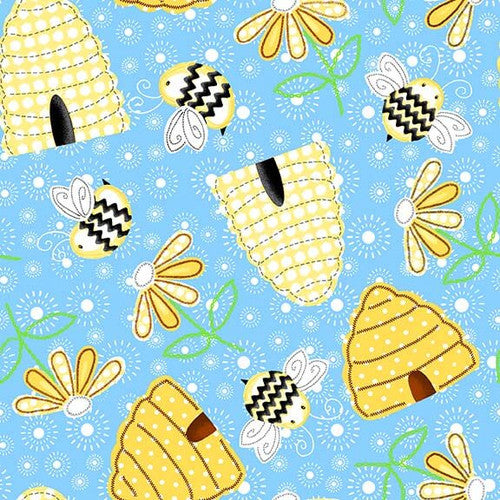 Comfy Prints Flannel Beehives N-1030 11