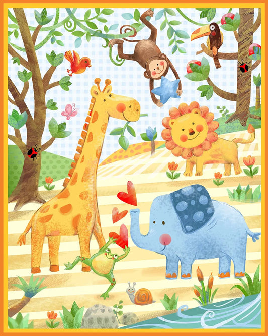 Wee one Jungle Party Panel