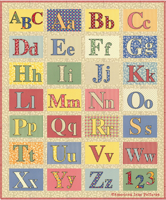ABC Letters Quilt Pattern