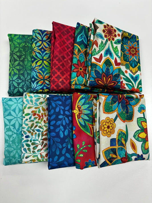 Boho Blooms Fat Quarter Bundle