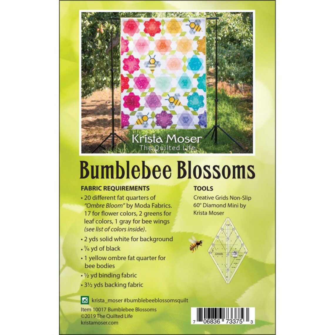 Bumblebee Blossoms Pattern