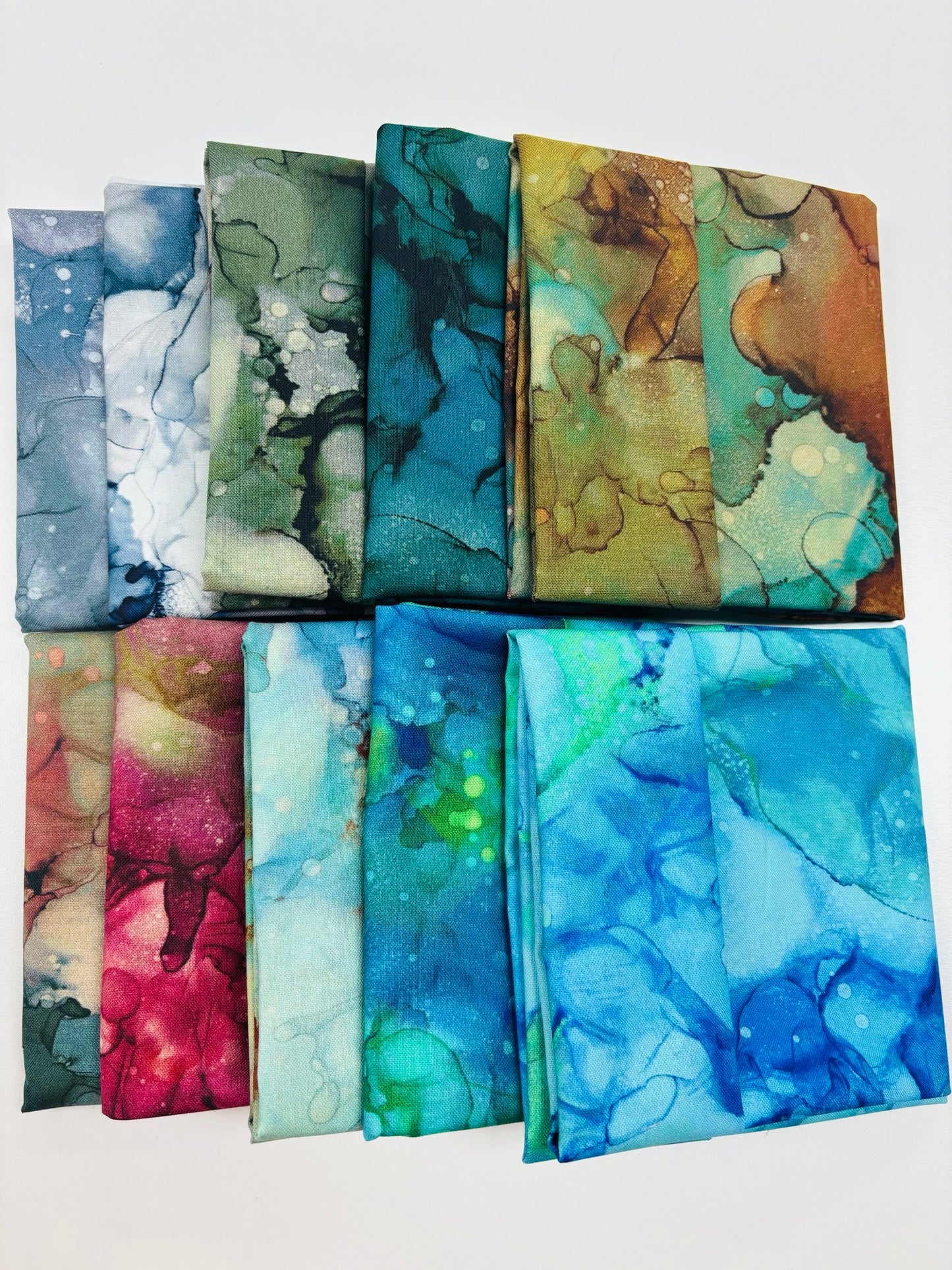 Fluidity Warm Fat Quarter Collection