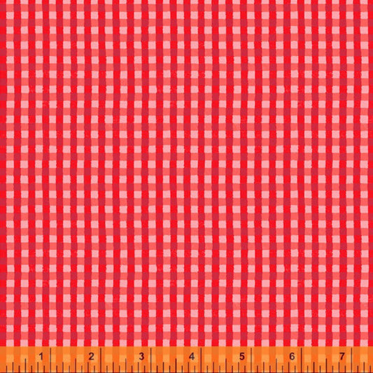 Farm Friends 52444-4 Red Gingham