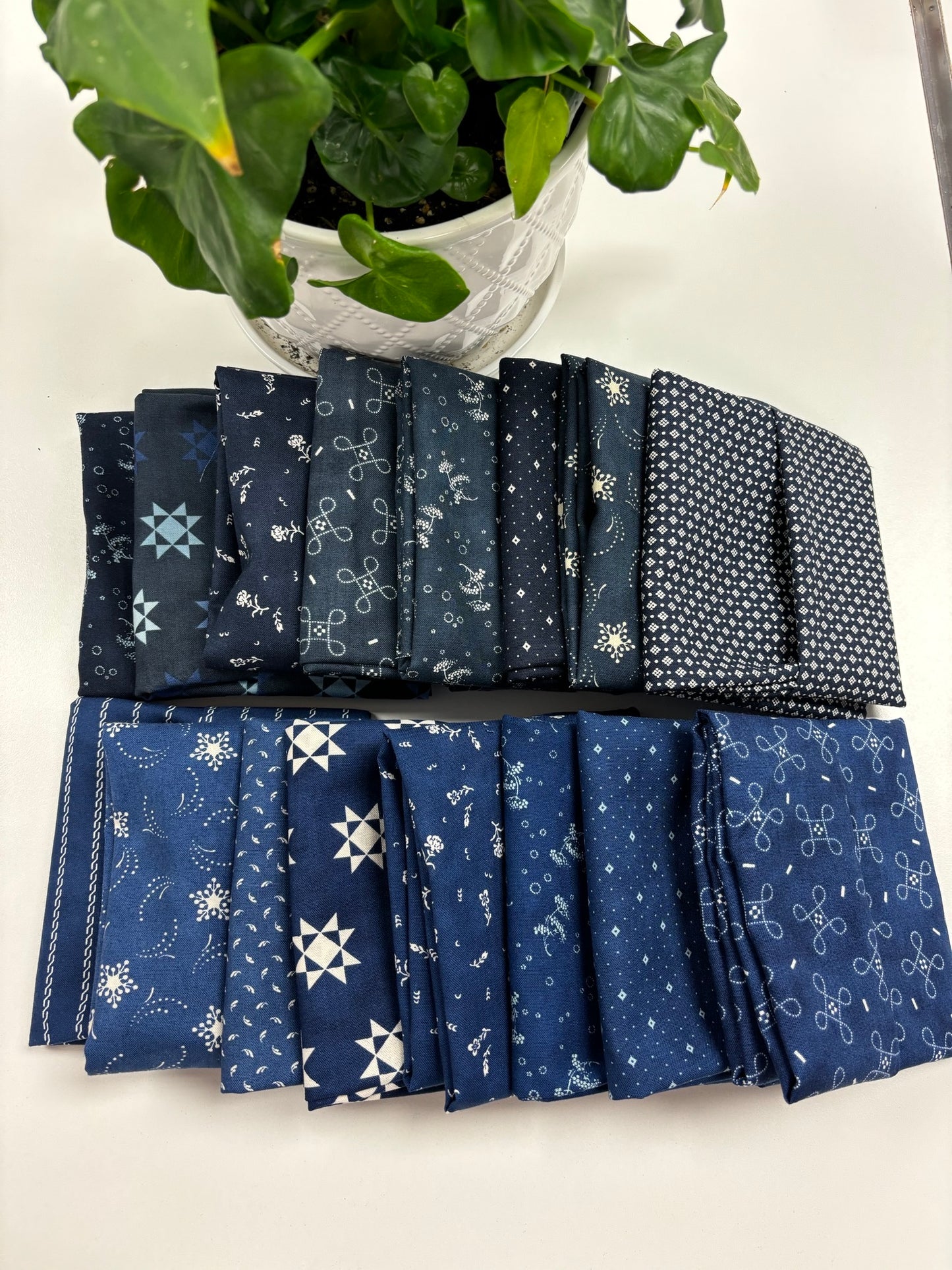 Pilaf Quilt Kit Navy Blue