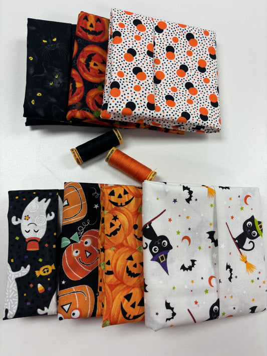 Halloween Cats Fat Quarter Bundle