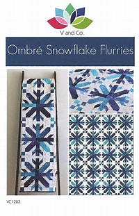 Ombre Snowflake Flurries Pattern