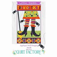 Witch Please... Applique Wall Hanging Pattern